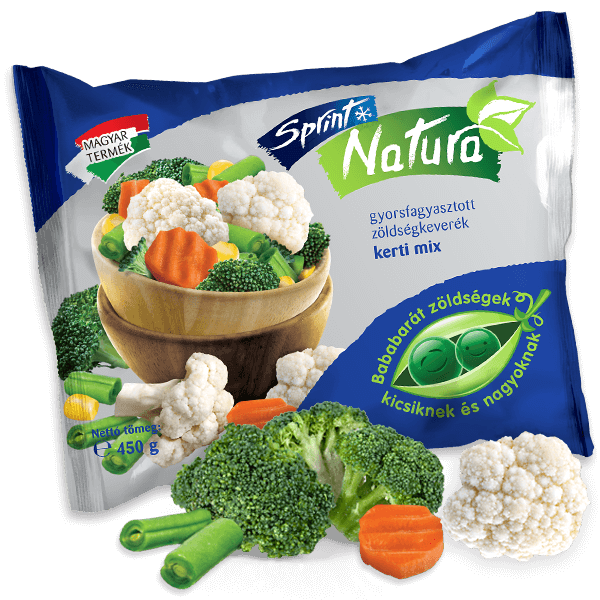 Agrosprint Sprint natura - gyorsfagyasztott Kerti mix